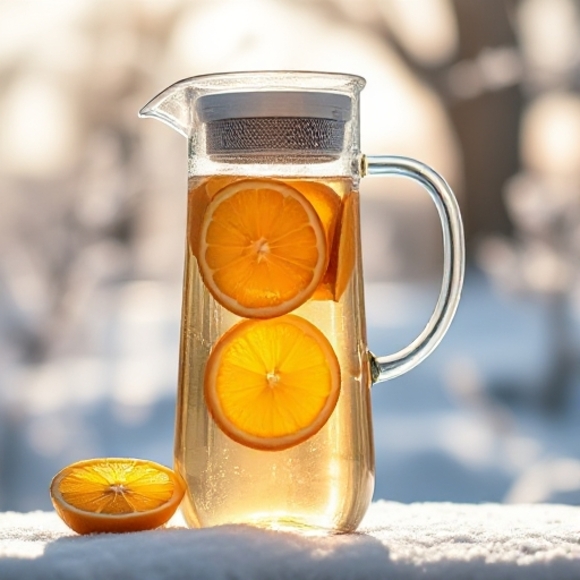 Glass Pitcher with Citrus Design - Picture 6 of 6